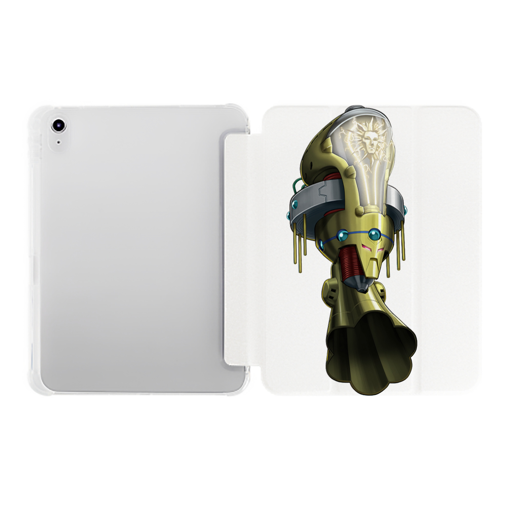 （画像用） 遊☆戯☆王 Yu-Gi-Oh! IPad ケース ペン収納付き 三つ折りスタンド PUレザー×シリコン 対応機種9.5/10.5/10.9インチ